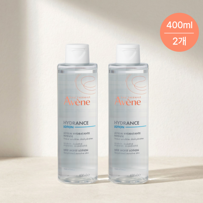 아벤느 이드랑스 딥모이스트 로션 토너, 400ml, 2개