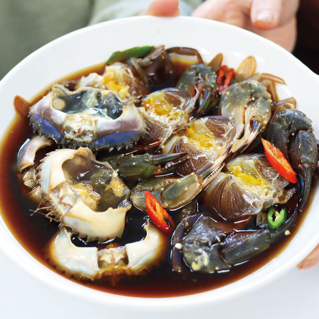 여수의 명물 맛있는 국내산 돌게장 간장게장, 1박스, 2kg