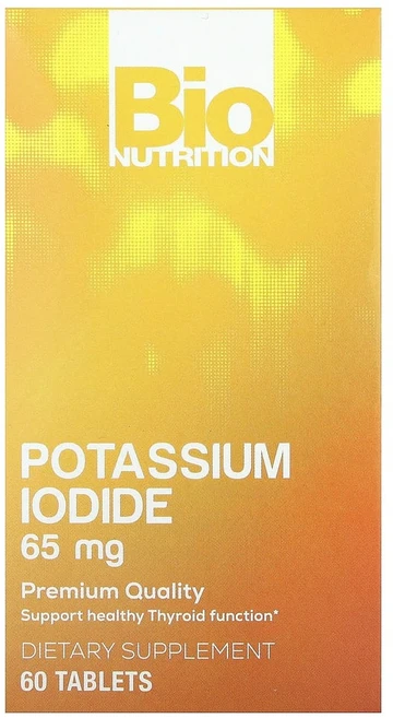 바이오뉴트리션 요오드화 칼륨 65mg 60정, 1개 - 쿠팡