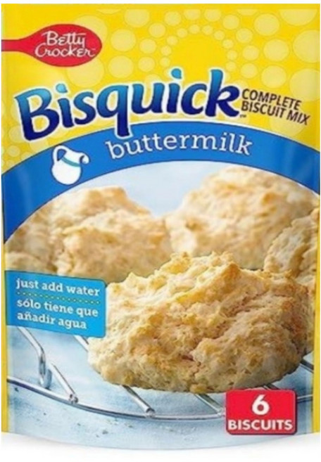 베티 크로커 비스퀵 Bisquick 버터밀크 낱개주문 간단요리 아이들 스낵, 1개, 212g