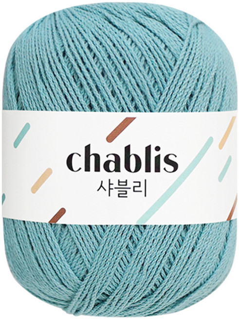 야나 [콘사]샤블리 콘사 100g (Chablis)면사 코튼실, 111(파스텔피코크), 1개