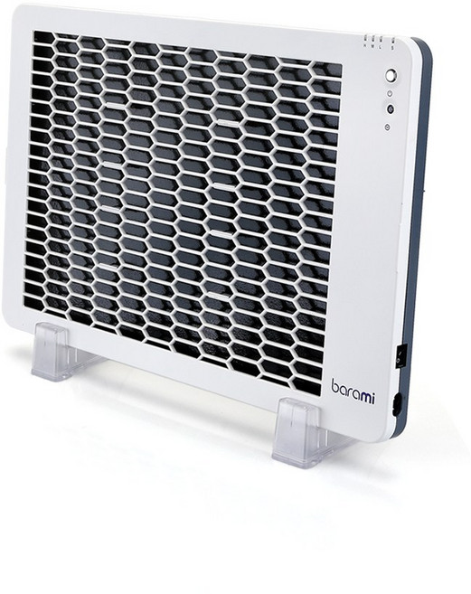 바라미 발난로 겸용 데스크히터 SCV-8800 사무실 회사 원룸 캠핑 여행용 자취생 전기 난로 온열기 난방기, 화이트