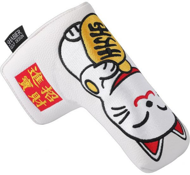 [관부가세포함] SHABIER 골프 퍼터 커버 마네키네코 럭키캣 디자인 헤드커버 블레이드 헤드, [관부가세포함] SHABIER 골프 퍼터 커버 마네키네