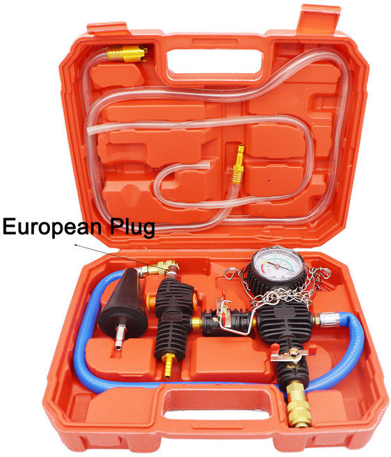 자동차 리필 냉각 펌프 키트 범용 라디에이터 진공 퍼지 시스템 인젝터 압력 도구, 1개