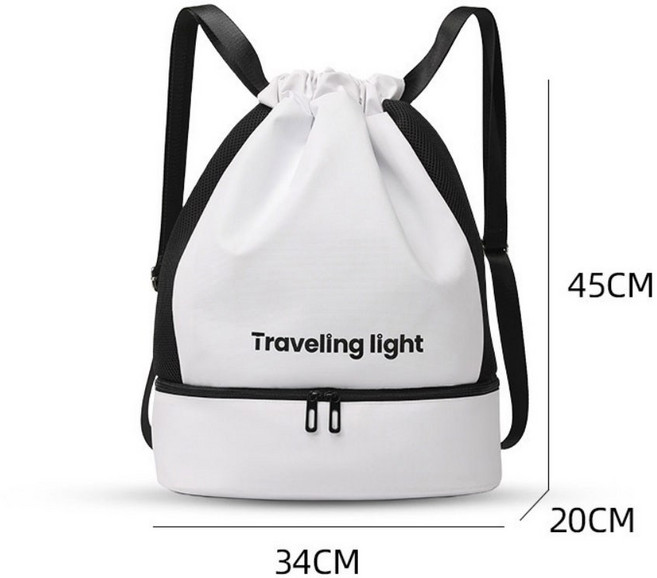 708090 피트니스 방수 백팩 신발 분리 수납백