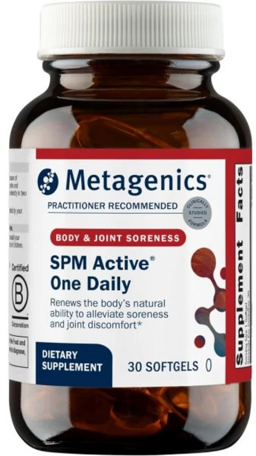 Metagenics SPM Active One Daily Supplement - Next Generation Omega Fish Oil with Pro Resolving Med, 1개, 60정 - 쿠팡
