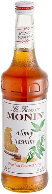 Monin 프리미엄 허니 재스민 향료 시럽 유리병 750ml, 5개
