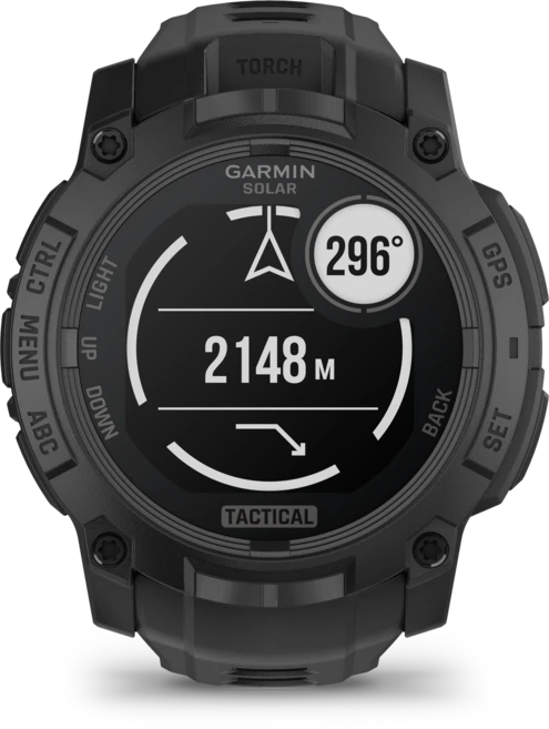 가민 인스팅트 3 Tactical Edition 스마트워치 GPS, GPS + 블루투스, 50mm, Black/Solar - 쿠팡