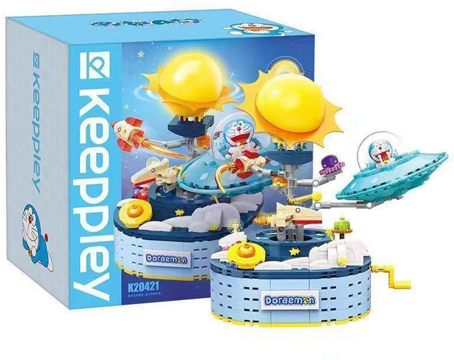 다나에 키플리 도라에몽 진구 하우스 호환 블록 블럭, K20421, 1개