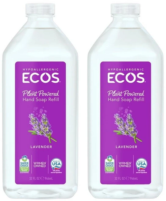 ECOS PRO 어스 프렌들리 덕츠 라벤더 핸드솝 리필 - 쿠팡