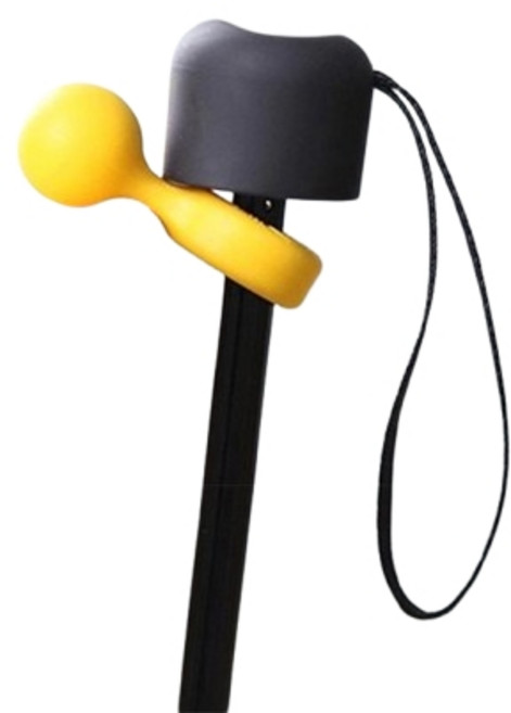 휴대용 우산 걸이 홀더 미끄러질 걱정없이 고정, 옐로우, 3개