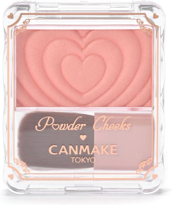 CANMAKE Powder Cheeks 腮紅 P06 蜜桃色, 1個