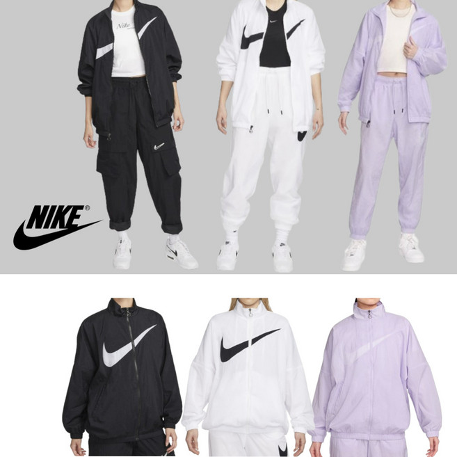국내매장정품 나이키 여자 바람막이점퍼 에센셜 우븐 아노락 여성 아우터 윈드러너 봄 자켓