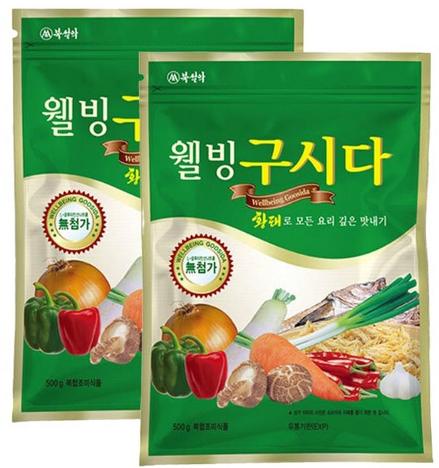 황태 웰빙구시다 500g2개 MSG무첨가 황태가루 조미료, 500g, 2개