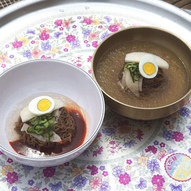 태광갈비 칡 물냉면+비빔냉면 세트, 8개, 200g
