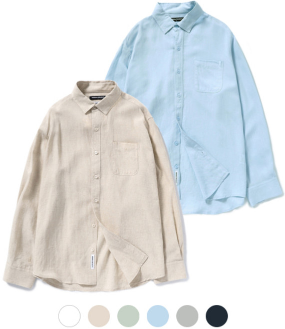 미니멀프로젝트 미니멀 라미 린넨셔츠 MLS232 / 6color
