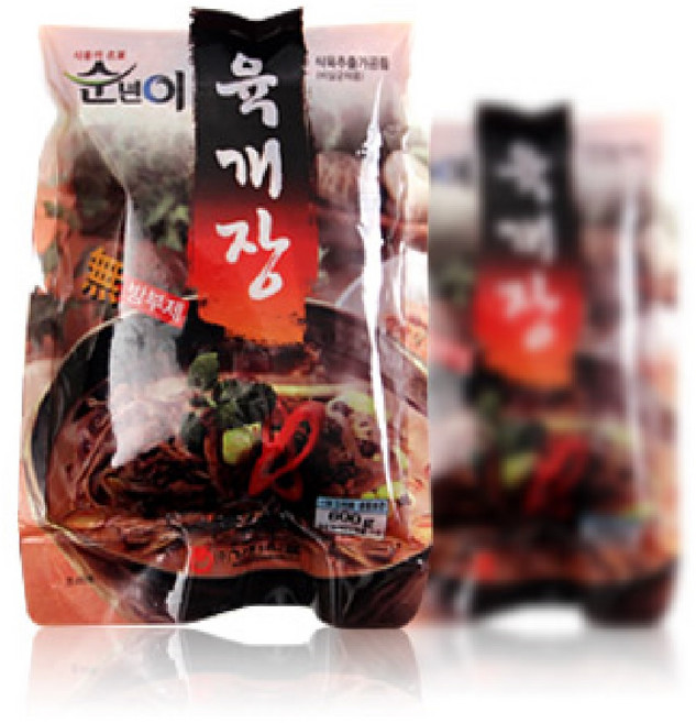 강원식품 순년이 육개장, 600g, 3개