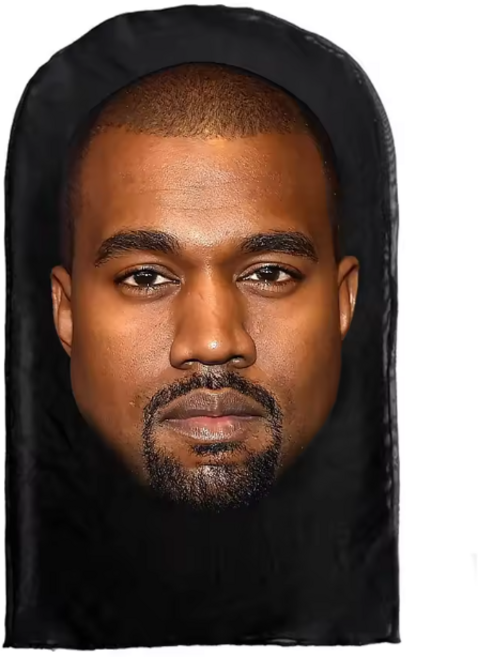 칸예마스크 캐릭터가면 복면마스크 가면 쓸데없는선물 칸예복면, 1개, 칸예