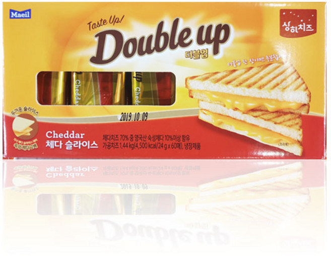 코스트코 매일 상하치즈 더블업 체다슬라이스, 1.44kg, 1개