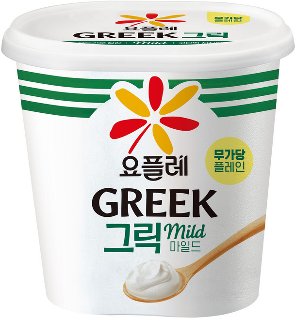 빙그레 요플레 그릭요거트 무가당 플레인, 6개, 900g