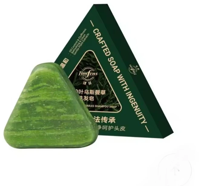 우스만 풀 허브 헤어 삼나무잎 샴푸바 비누 오늘출발15시 - 쿠팡