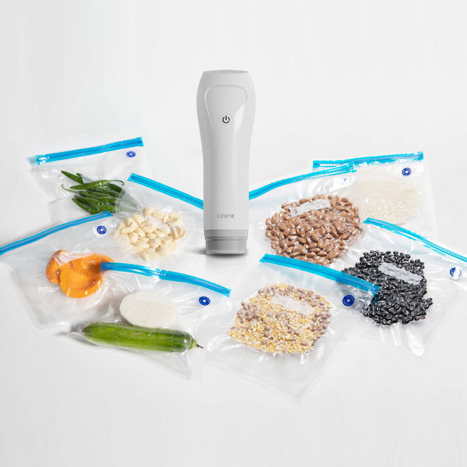 이젠케이 가정용 무선 진공포장기 전용 지퍼백, 대형 진공팩(26X34) 11매, 1개