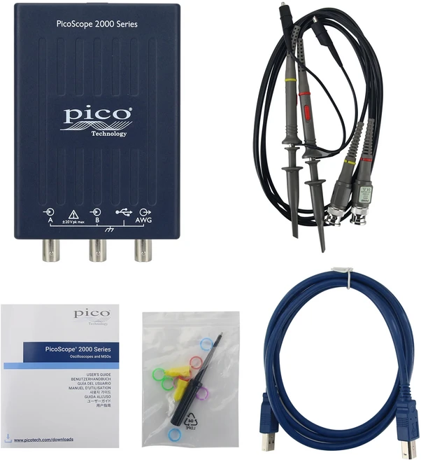 2000 시리즈 5-in-1 포터블 오실로스코프 2채널 오실로스코프(2208B 100MHz), 05 2204A 10MHz