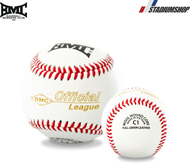 BMC 전문가용 경식구 시합구 야구공 낱개 C1, 1개