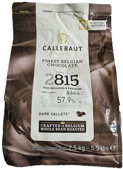 칼리바우트 다크 초콜릿, 2.5kg, 1개