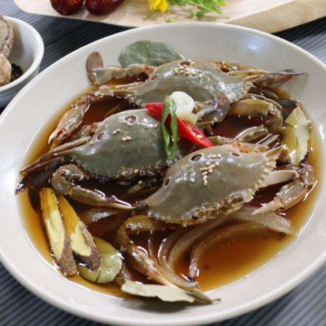 삼점 암 꽃게장 대용량 알이 꽉찬 간장게장, 상세페이지참조, 2kg, 2개