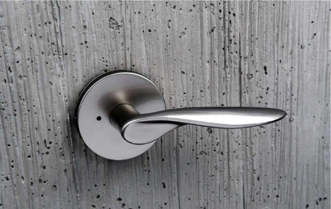 에이팩 방문손잡이 버튼형 AFL-1701 GR 회색 국내제조, 1개