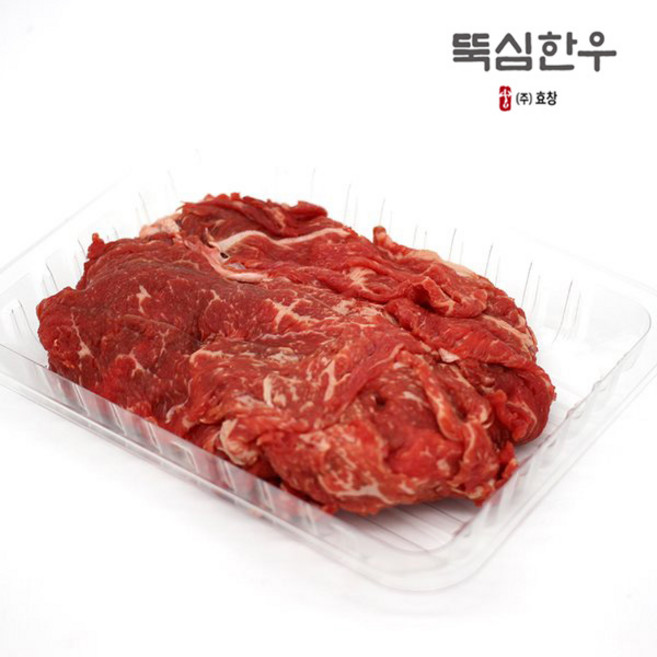 [뚝심한우]미경산한우암소 설도불고기(1등급이상), 600g, 1개