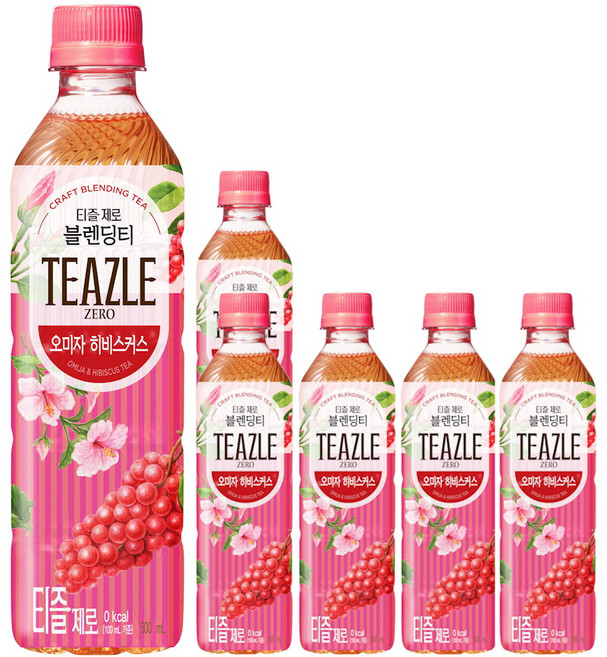 티즐 제로 오미자 히비스커스, 6개