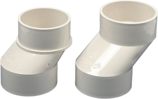 해리 PVC 배관자재 PVC파이프연결 30편심 50편심 단소켓 100파이, 100파이 30전 편심, 1개