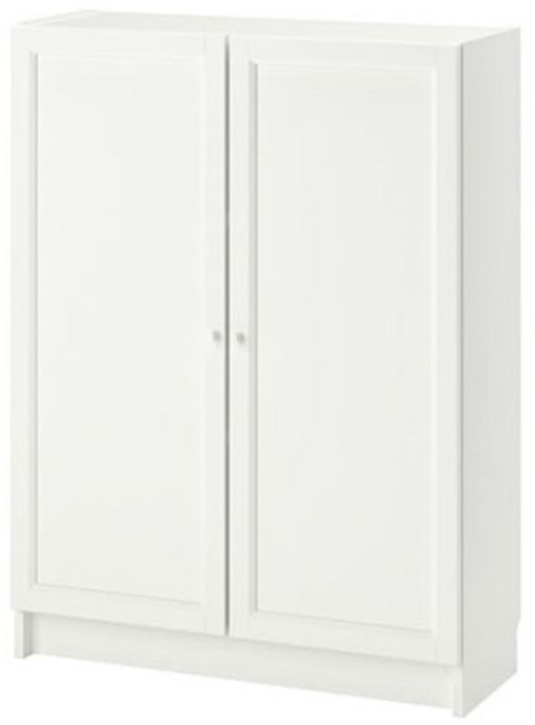 이케아 BILLY 빌리 OXBERG 책장도어 80x30x106 cm, 화이트 392.810.42