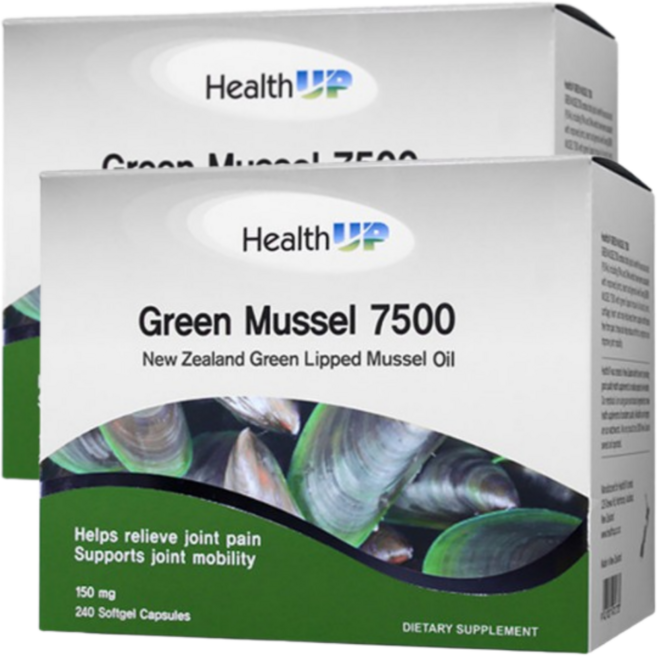 헬스업 머슬오일 7500mg, 6개, 240정