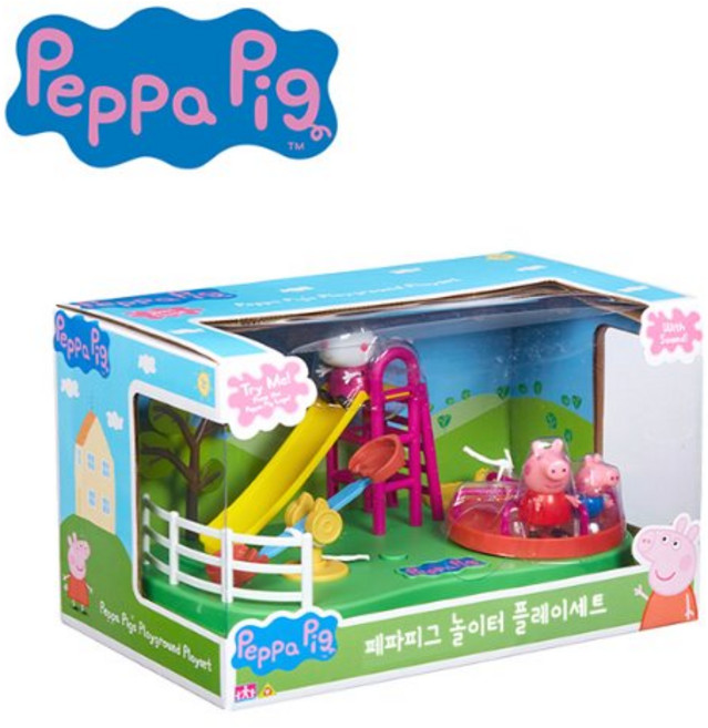 페파피그 놀이터 플레이세트, 단품, 1개
