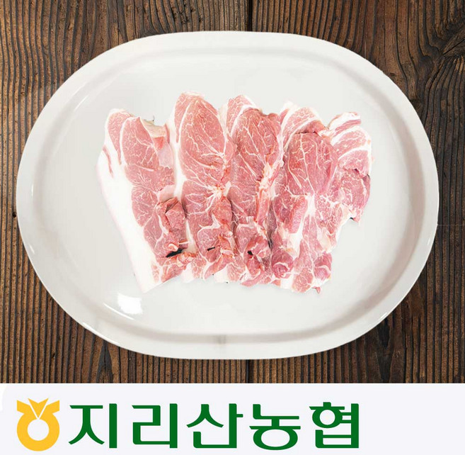 지리산농협-흑돼지 앞다리살 구이용 1kg 약 4인분, 1개