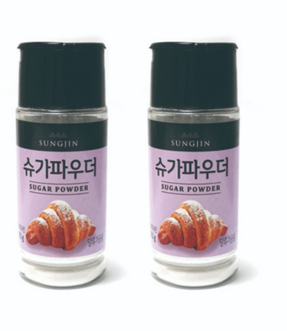 성진 슈가파우더 용기형, 90g, 2개
