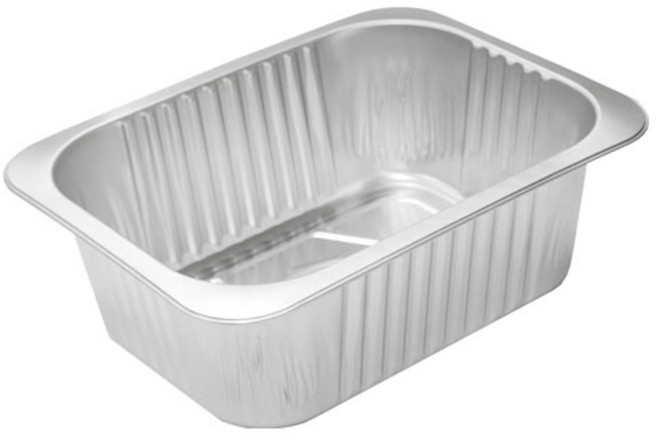 일회용 알루미늄 사각 용기 SKA-1800 실버 500개