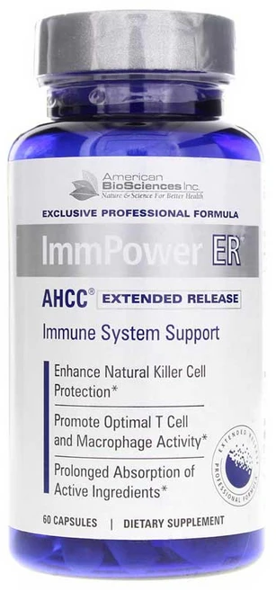아메리칸바이오사이언스 임파워 ER AHCC 캡슐, 60정, 1개 - 쿠팡