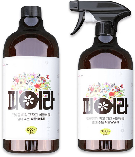 식물닥터 피어라 원예 식물 영양제 광합성효율상승 홈쇼핑정품, 1L, 2개