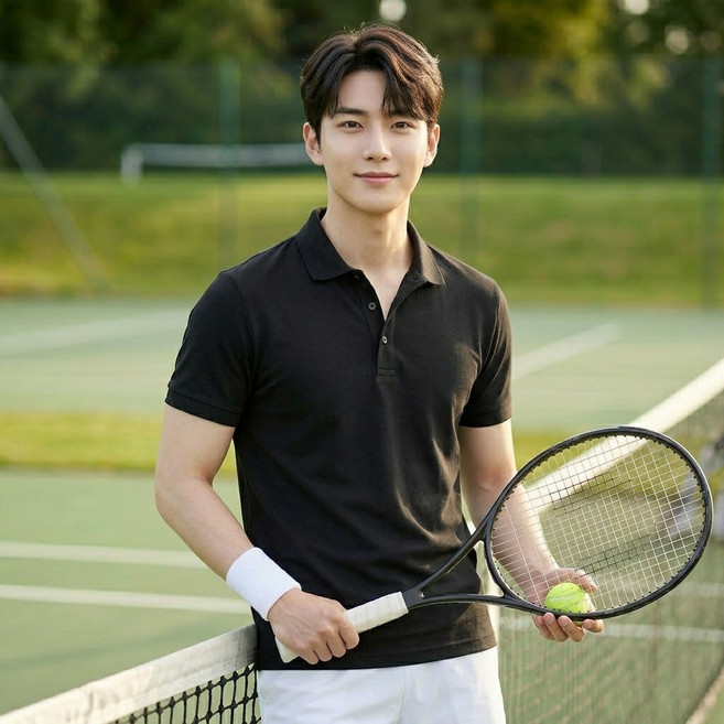 스타일닥터 남성 아이스 냉감 스판 반팔 카라티 구김없는 데일리 폴로셔츠