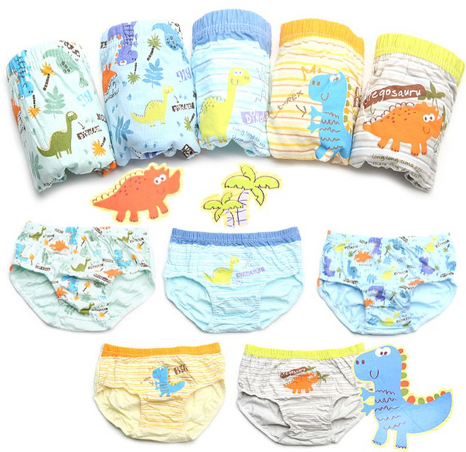 제이코튼 아동팬티5매세트 공룡팬티세트