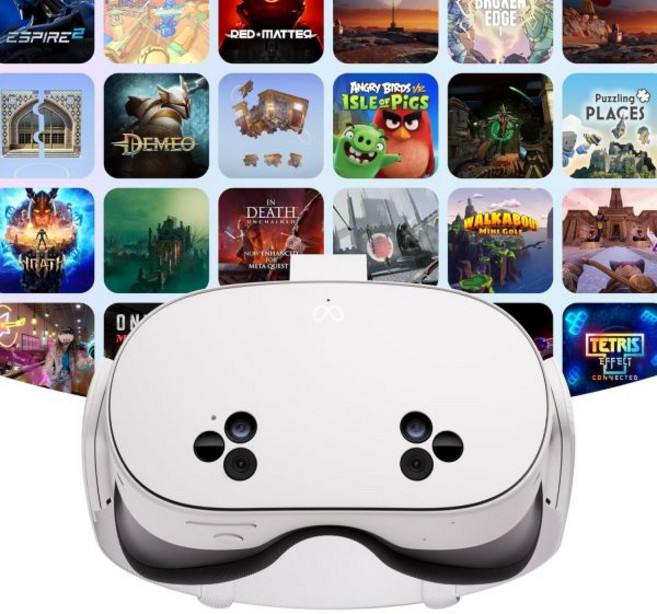 메타 퀘스트 3S 256GB | 가상현실 헤드셋 — 33 더 많은 저장 용량 2배의 그래픽 처리 능력 무선 배트맨 아캄 섀도우 포함 및 40개 이상의 게임 이용 가능, Meta 메타 퀘스트, 128GB (구독 및 보증 포함)