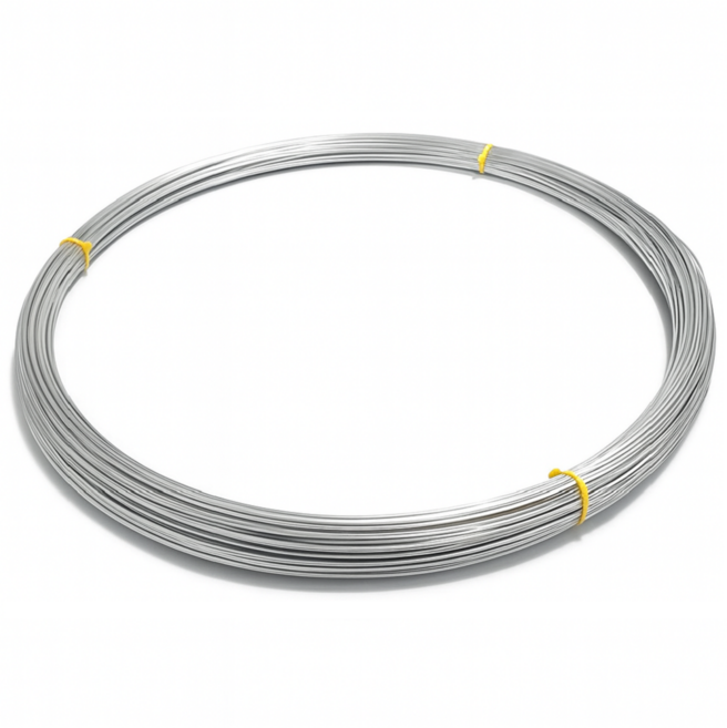 아연철사 20미터 묶음 소량 낱개 백선철선 도금 고정 공예 굵은 가는철사, 1세트