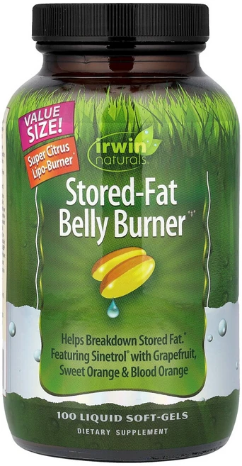 어윈네츄럴 Stored-Fat Belly Burner 액상 소프트젤 100정, 1개 - 쿠팡
