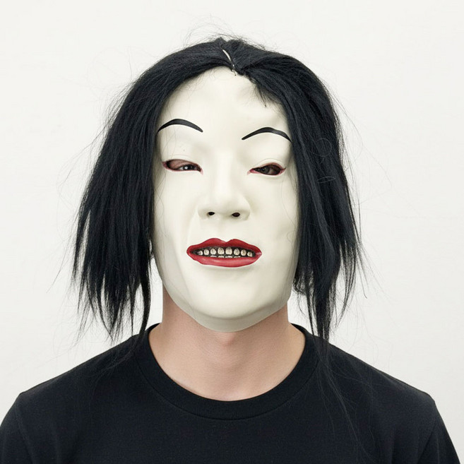 파티처럼 할로윈 파티소품 고무가면 [호러 까부기], 1개