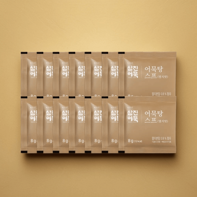 삼진어묵 어묵탕 스프 멸치맛 국물요리 만능스프 8g 14매 감칠맛나는, 14개