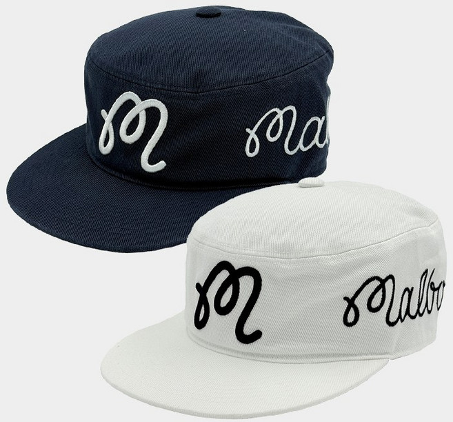 [백화점]말본 골프 모자 필박스 볼캡, 1개, 02.화이트